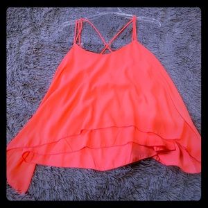Coral Cross-back Tank